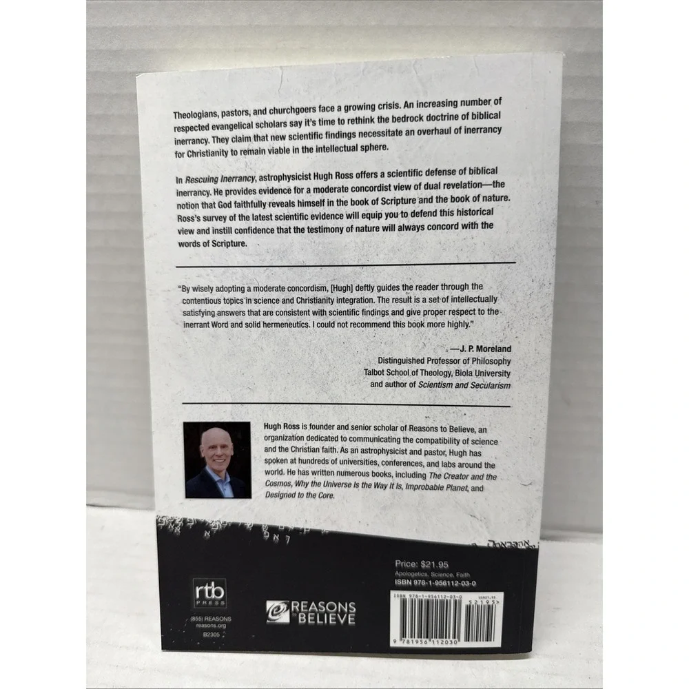 Rescuing Inerrancy: A Scientific Defense by  Hugh Ross, Paperback, New!
